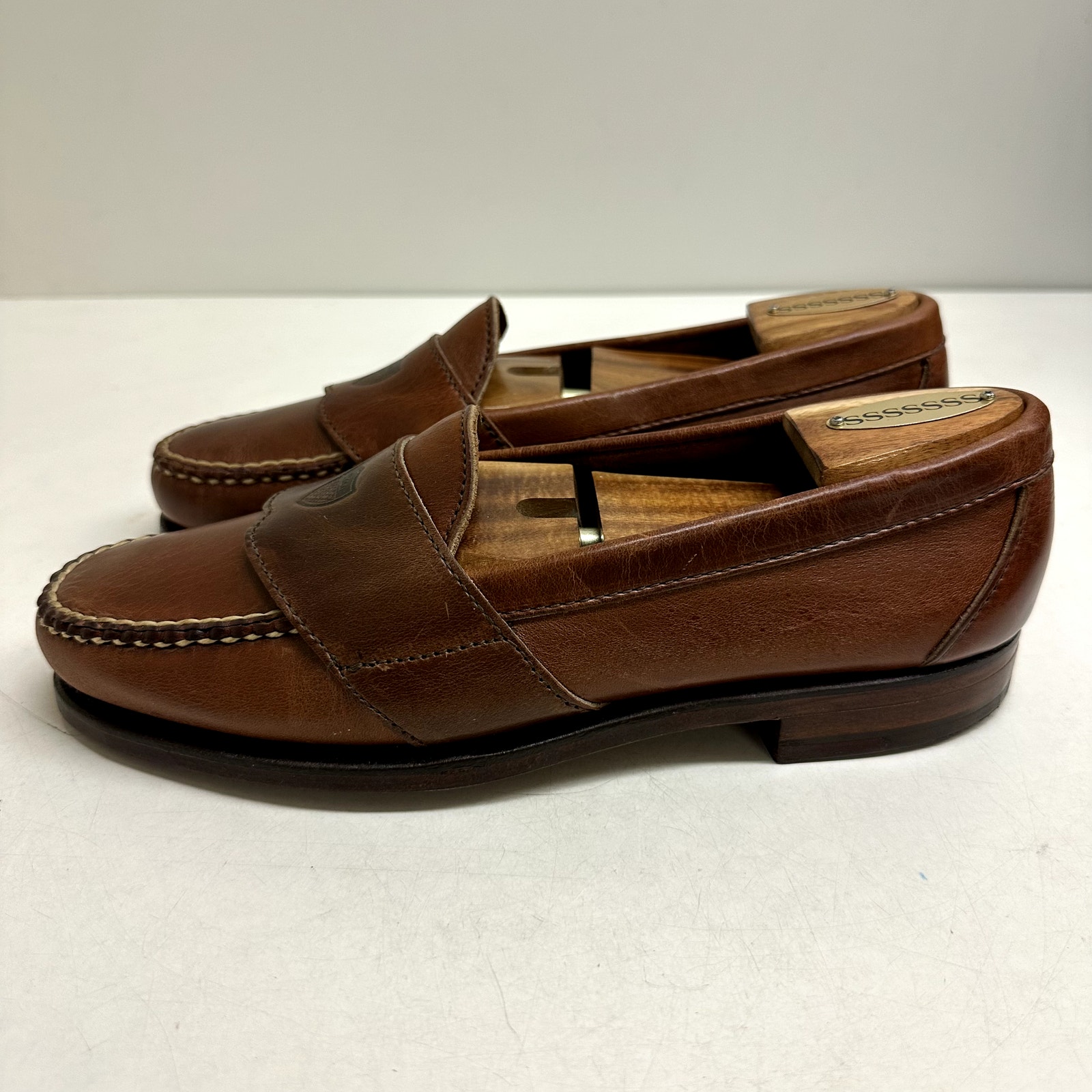 Nwot Rancourt & Co. X Polo Ralph Lauren Weltline Penny Loafer Made In Usa 7.5 B — image 4 of 8